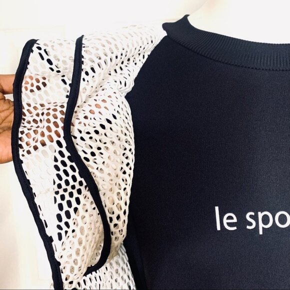 IMPERIAL famous Le  SPORT-CHIC black sweater women size small - Picture 2 of 8